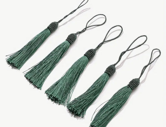 Olive Green Tassel